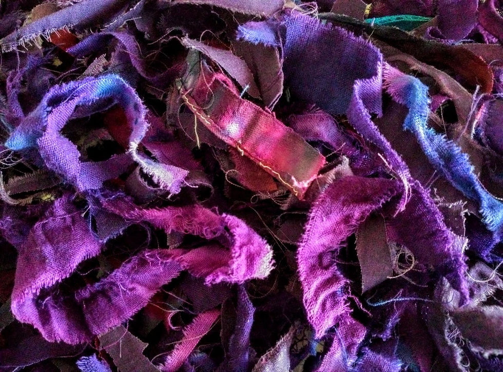 Tie dyed remnants