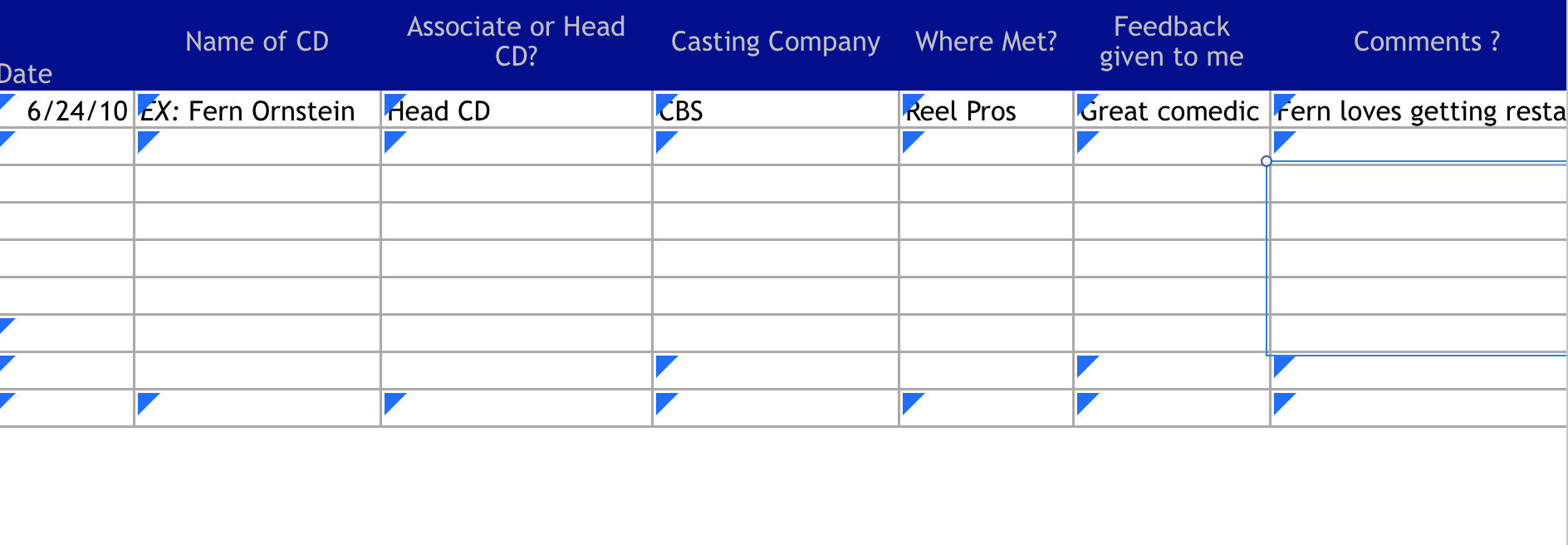 Career Activate - Entertainment Tracker Contact content media