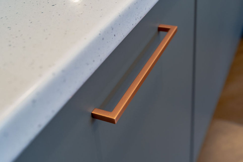Affordable copper, kitchen handles