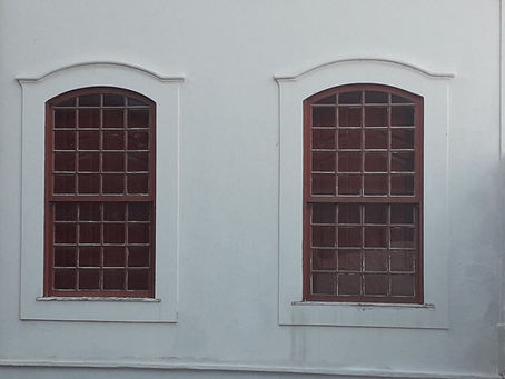 Poesia na janela do meu quarto