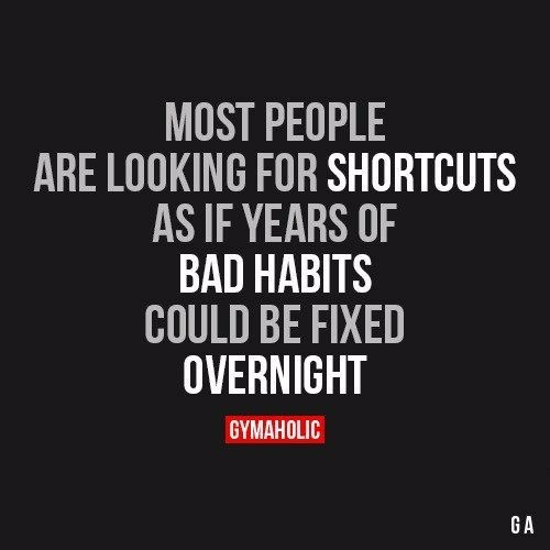 Exactly so just for those bad habits I had to do abs content media