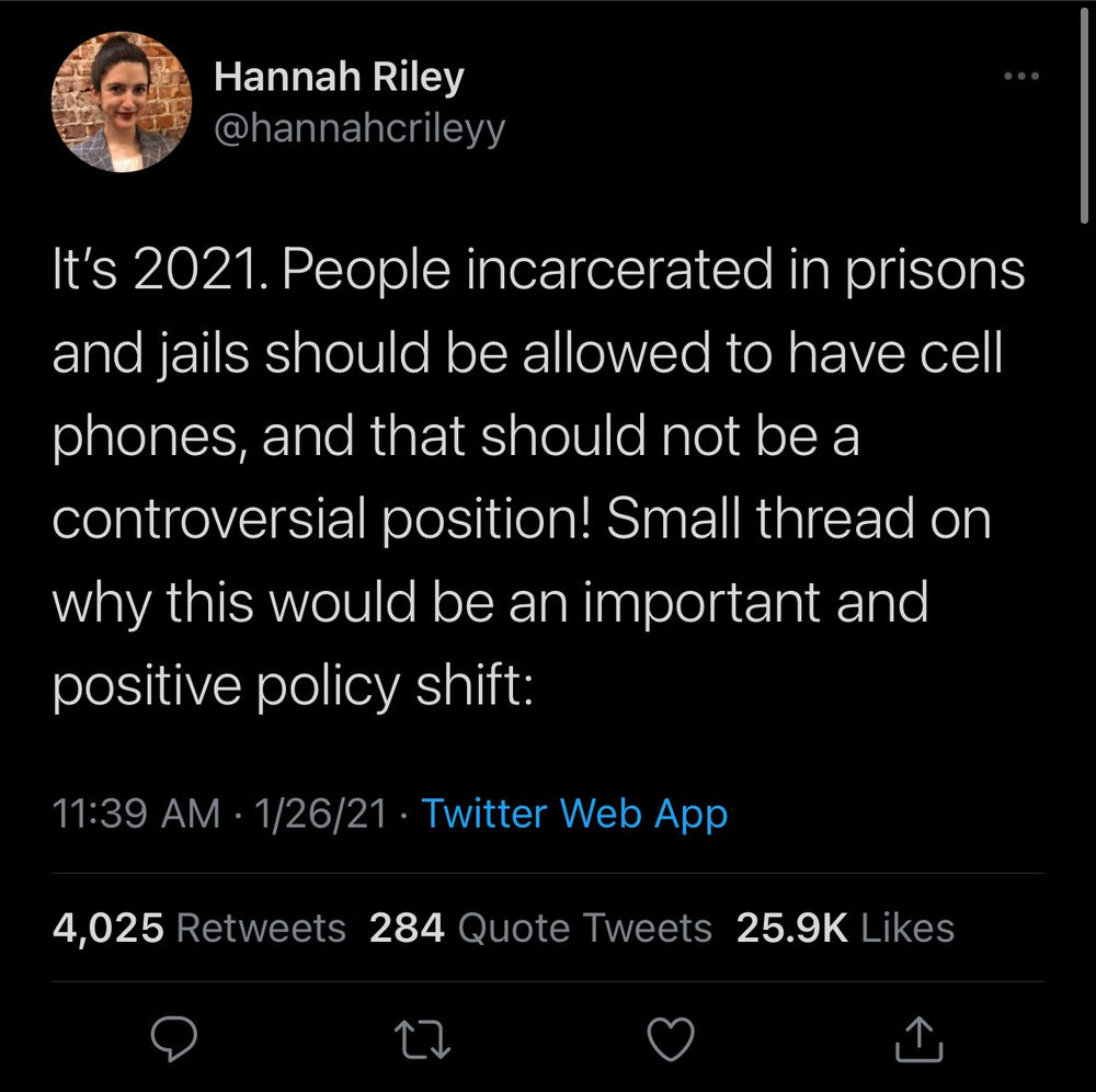 Should people in prison have access to cellphones? | REYETS