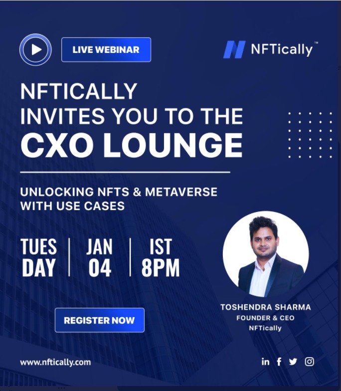 CXO LOUNGE - UNLOCKING NFTS & METAVERSE WITH USE CASES content media