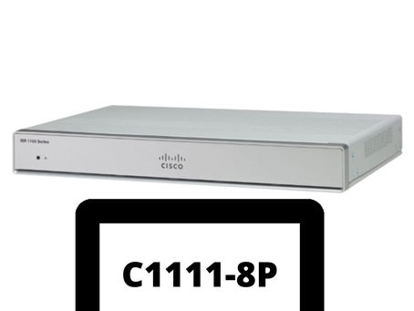 Cisco C1111-8P Router- Wired and Wireless Access for Uninterrupted Operations