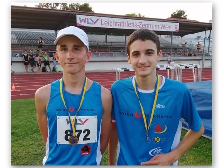 NÖ Leichtathletik Landesmeisterschaften
Gold für Damjan, Bronze für Paul !