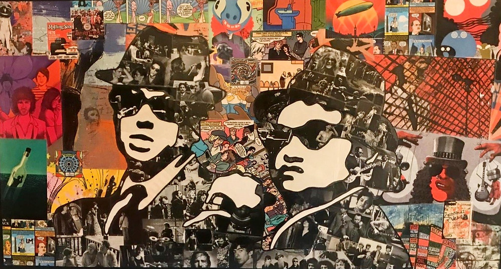 Luca Marchini's illustration about the blues brothers