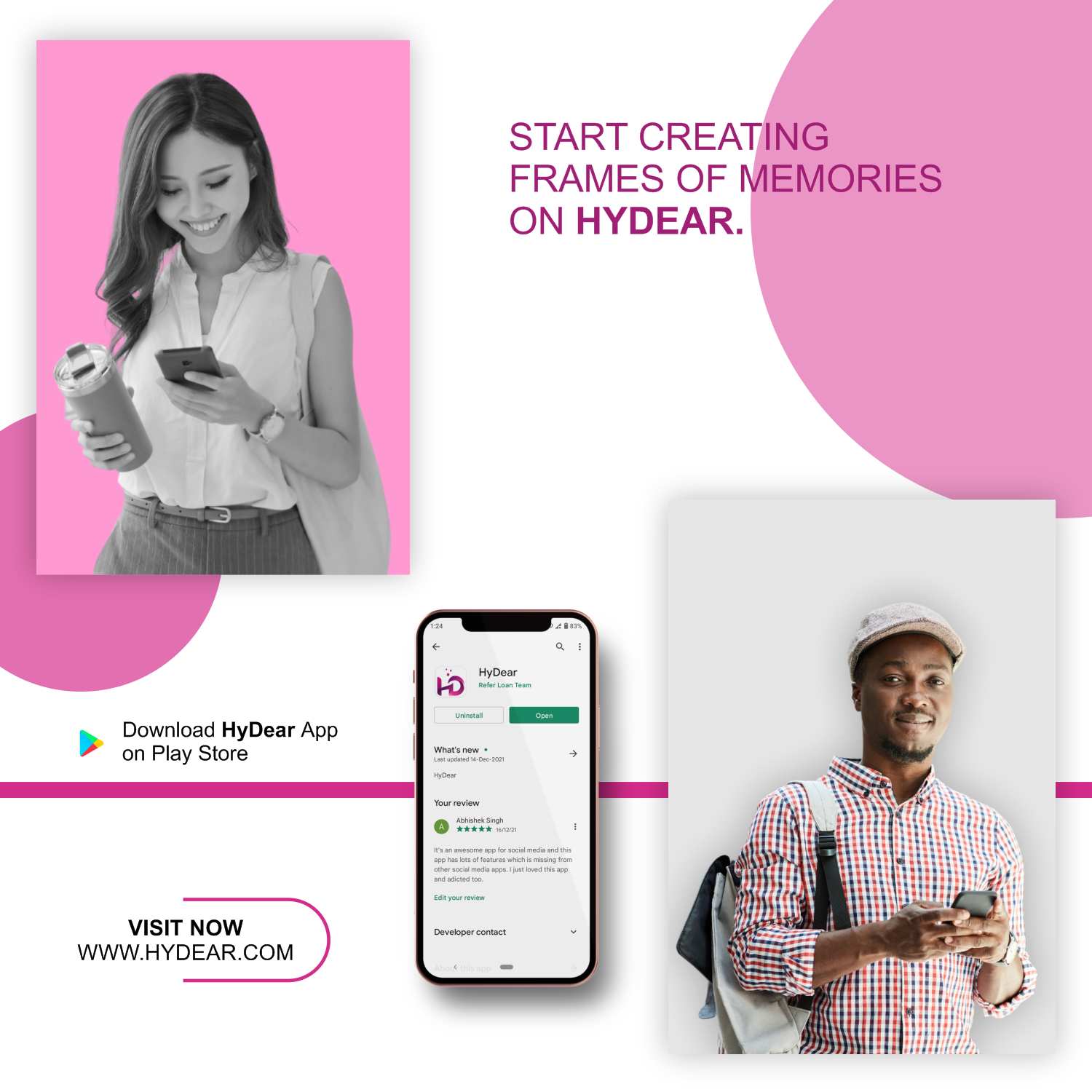 Hydear is something you will love with amazing entertainment content media