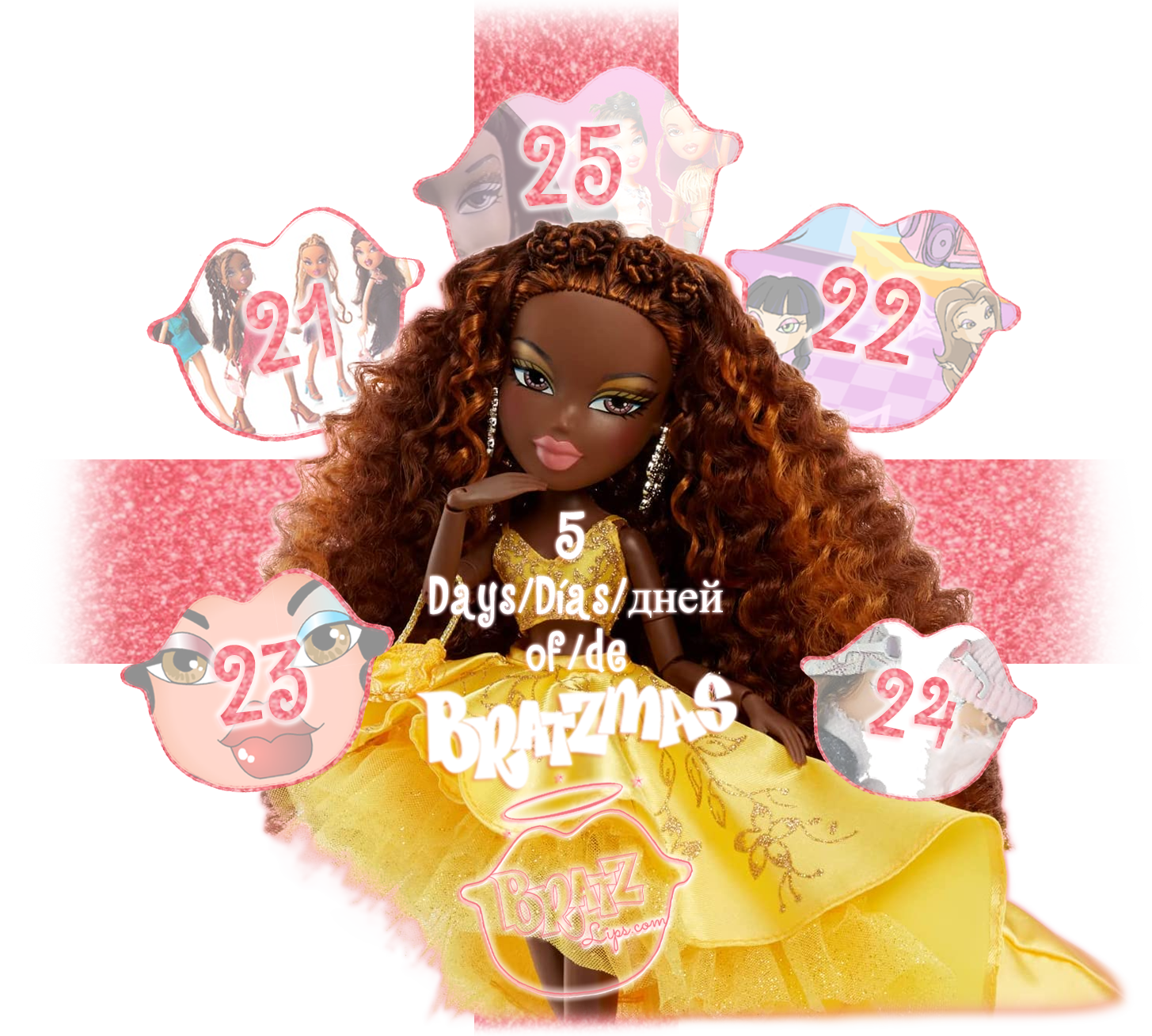 BratzLips.com's 5 Days of Bratzmas (Español/pусский) content media