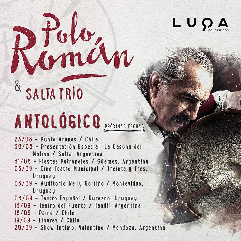polo roman gira 2019 argentina chile agosto septiembre 2019