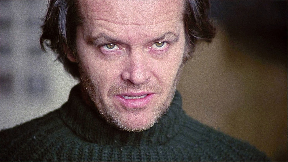 Jack Nicholson staring at something off screen