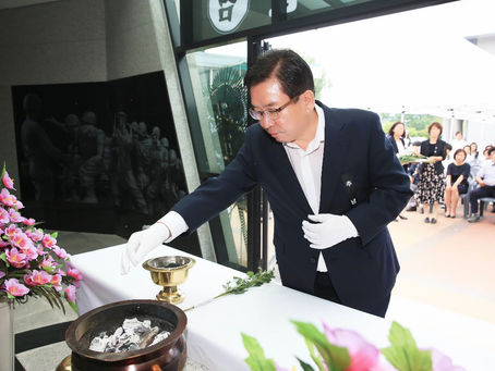 화순군, 제64주년 현충일 기념행사 개최