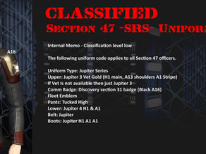 Scoop, Section 47 uniform