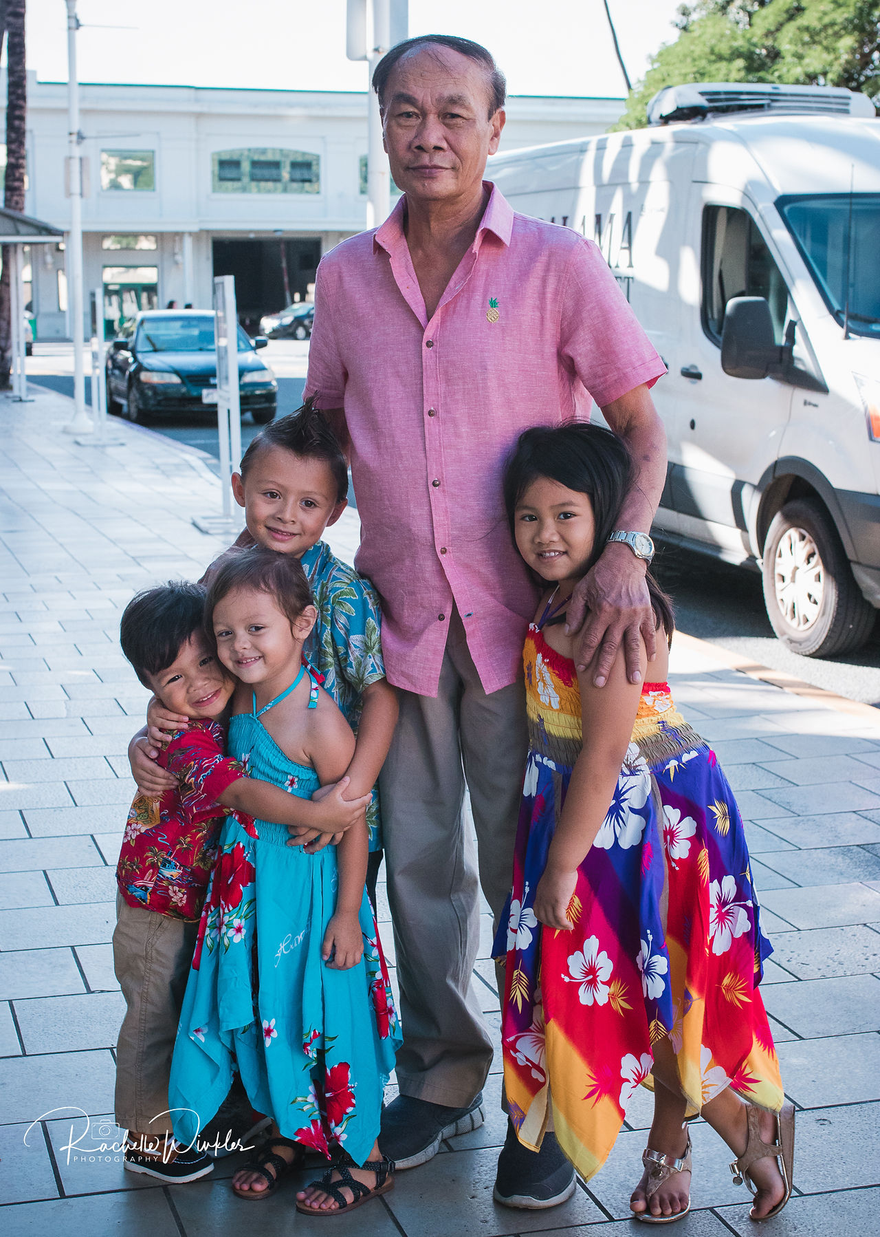 grandkids with grandpa