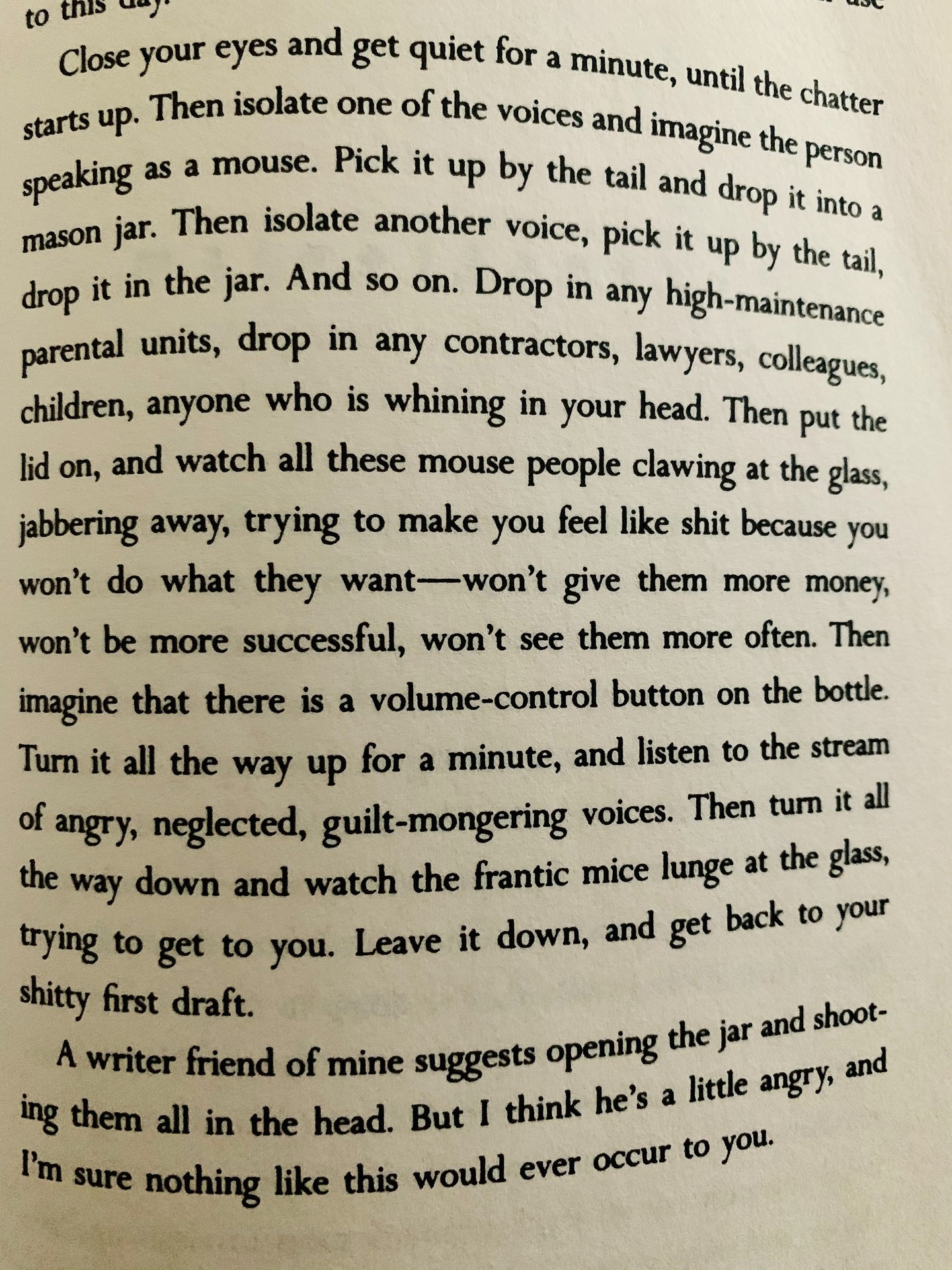 From the book ‘Bird by bird’ content media