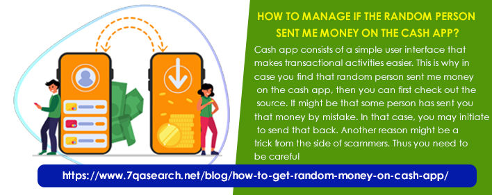 How to manage if the random person sent me money on cash app? content media
