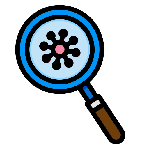 5859205 - devirus glass interfac magnifying virus