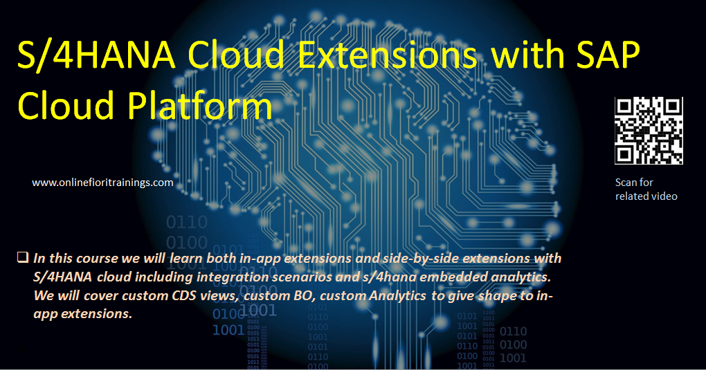 S/4HANA Cloud Extensions with SAP Cloud Platform content media