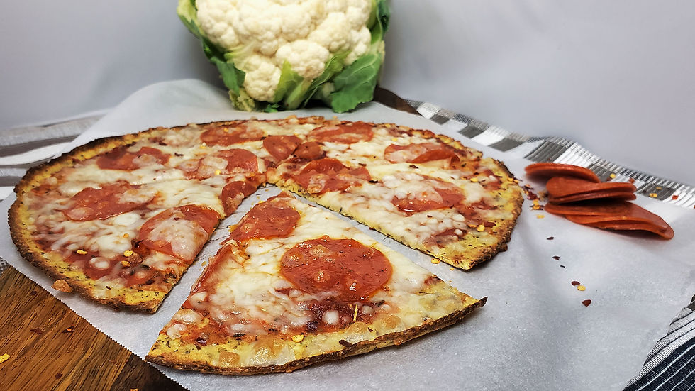 Keto Cauliflower Pizza Crust Recipe