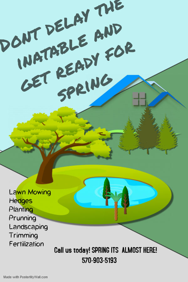 Just sit and enjoy the warmer weather and we do the work for you!