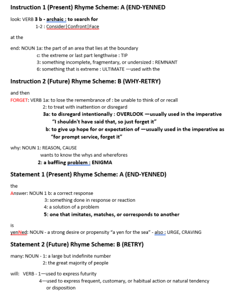 New Breakdown of the Ring Poem (Components/Structure) content media