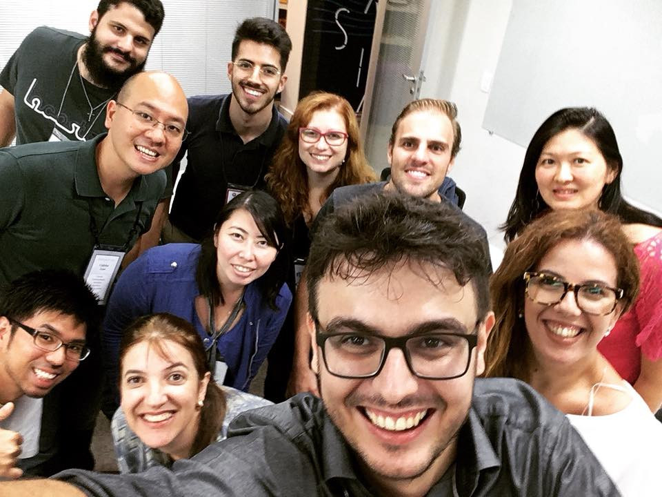 Selfie do 6° Meetup Descubra Seus Pontos Fortes SP
