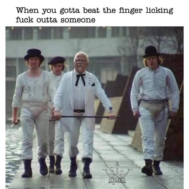 When you gotta beat the finger licking fuck outta someone