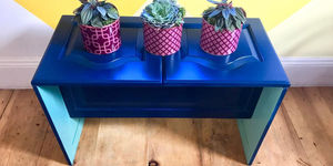 How To Upcycle Cabinet Doors Into A Diy Plant Stand