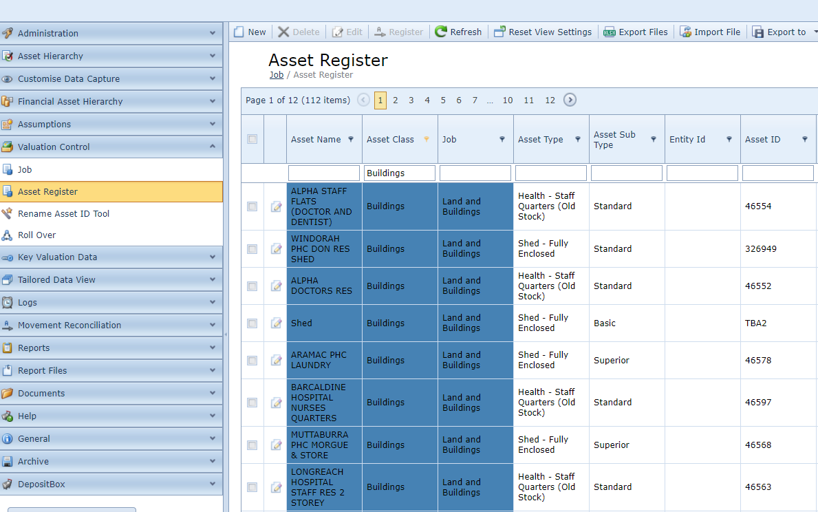 How to refactor one Asset Class / Asset Type/Asset SubType/ Component/ Component Type/ Component SubType for all document-oriented content media