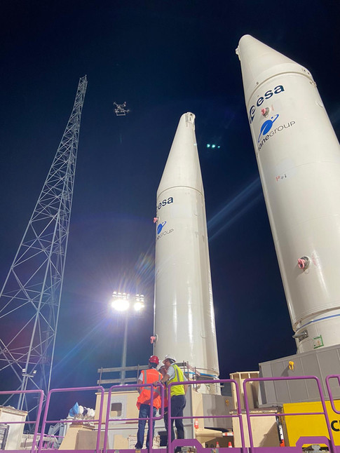 Mesure d'intensité lumineuse - Ariane 6