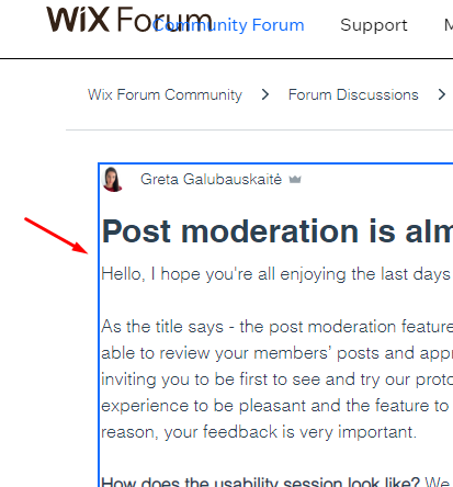 How to disable blue stripe ? content media