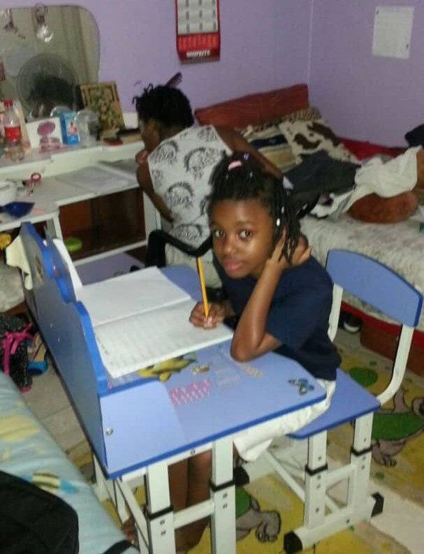 Homeschooling girls in Malawi