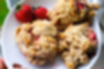 strawberry scones