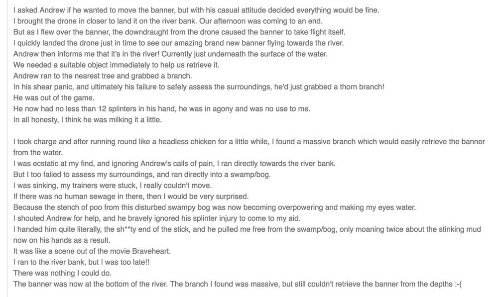 Sad incident essay image