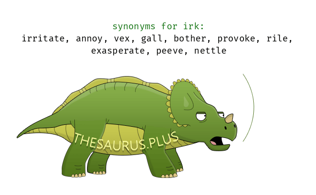 other words for irk