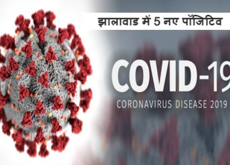 झालावाड में 5 नए पॉजिटिव