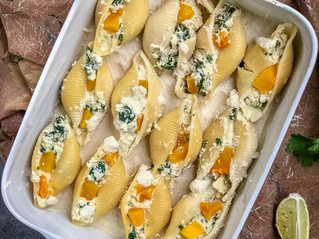 Butternut Squash Stuffed Shell Pasta