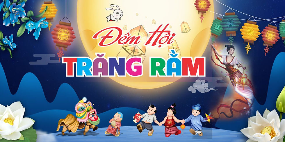 Mẫu backdrop Tết Trung Thu Vector Corel CDR