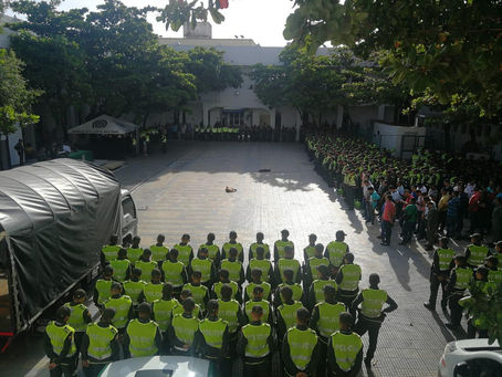 410 POLICÍAS VELARAN POR LA SEGURIDAD DURANTE LAS FIESTAS DEL CAIMÁN CIENAGUERO 2020
