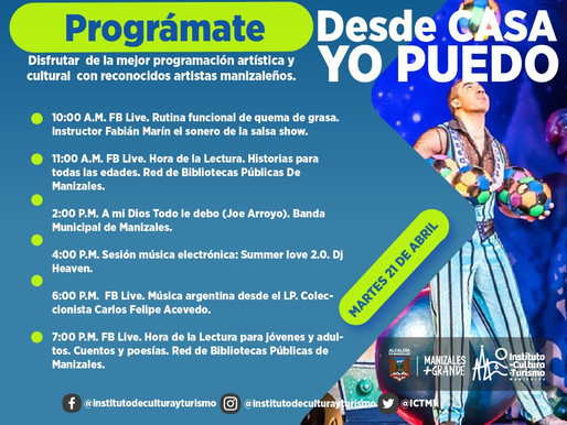 DESDE CASA YO PUEDO- Martes 21 de Abril