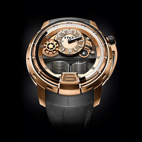 HYT H1 FULL GOLD 148-PG-15-NF-AG watch content media