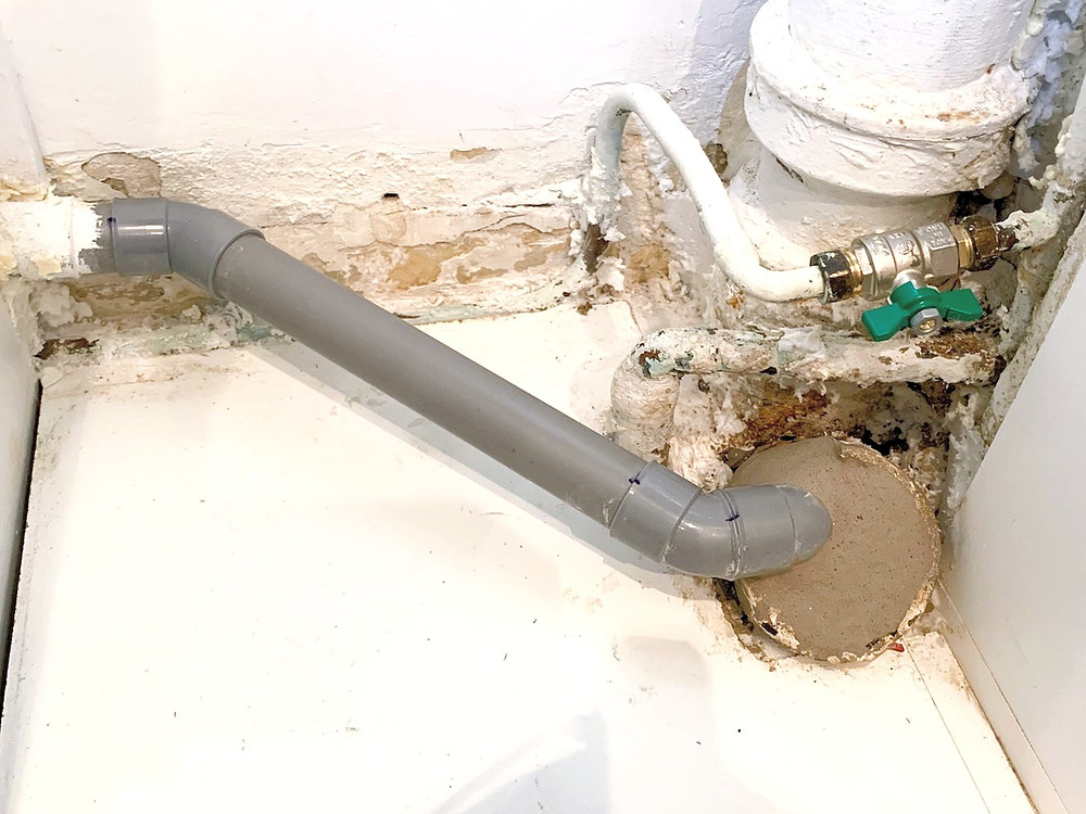 Rénovation et réparation d'évacuation PVC remplacement de vanne