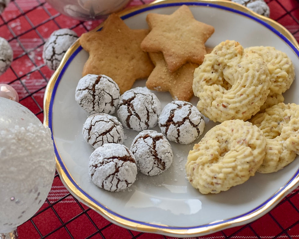 piškoti, razpokani piškoti, razpokanci, helenine čarovnije, božična peka, prazniki