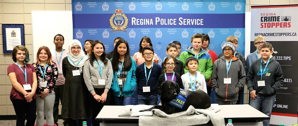 The future leaders and K-9 Merlot