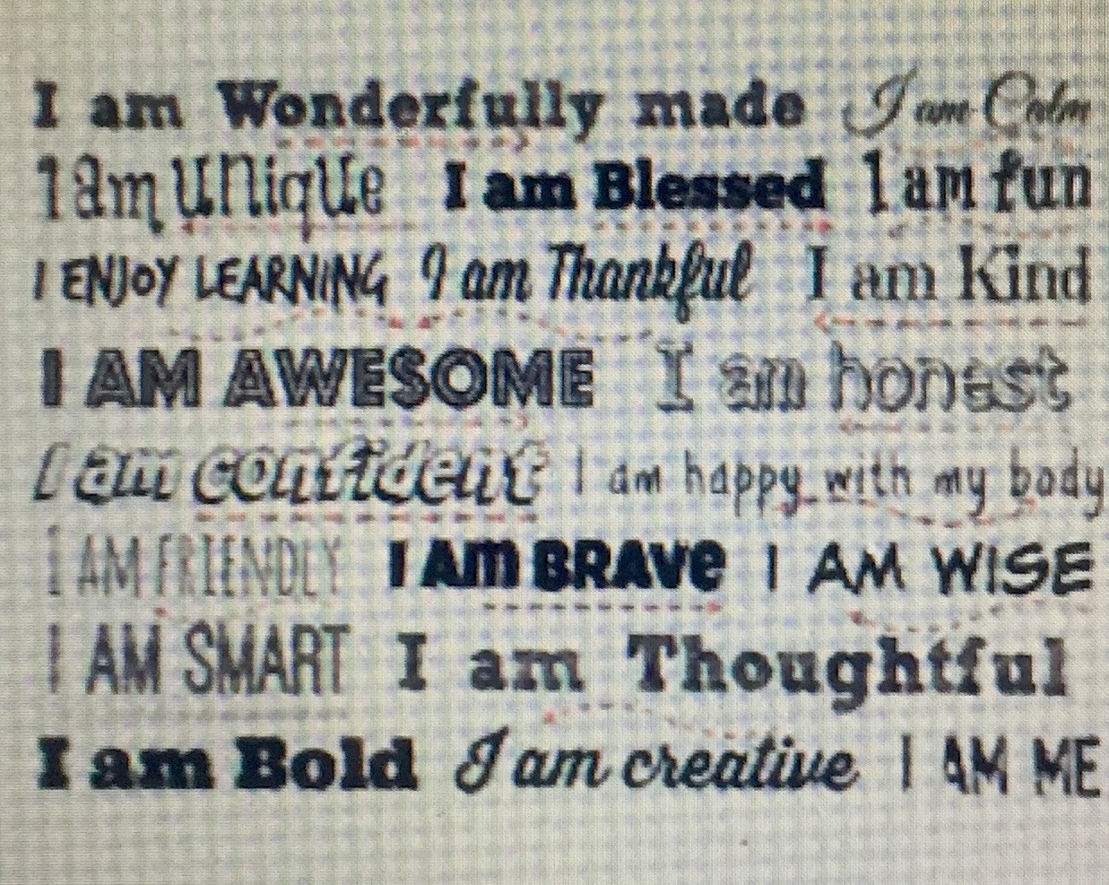 Affirmations content media