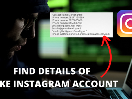 Get Instagram Fake Account Details 2020