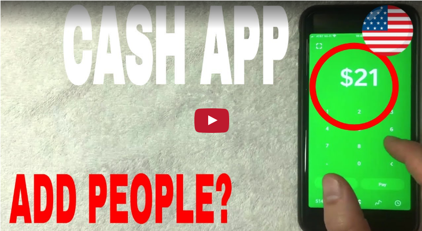 How to add people to a Cash App? content media
