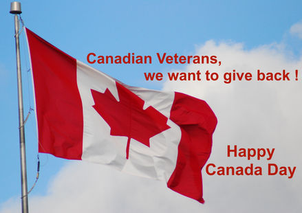 Happy Canada Day - We are giving back to Canadian veterans !