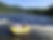 Boat floating the New River Gorge National River.