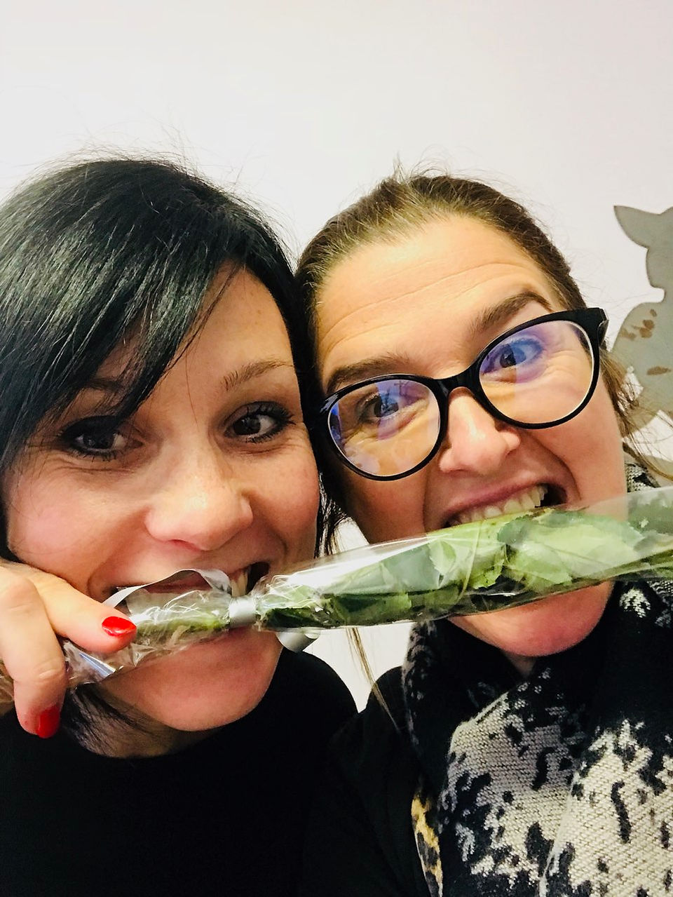 myam! Nathalie et Morgane on pris le goût des fleurs