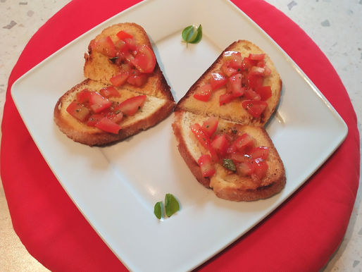  BRUSCHETTA HEART ITALIAN RECIPE